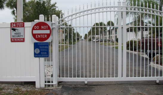 a warm welcome awaits at the back gate