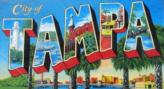 Tampa postcard